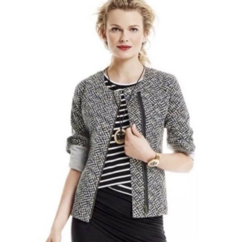 Multicolored Cliffside Moto Style Jacket